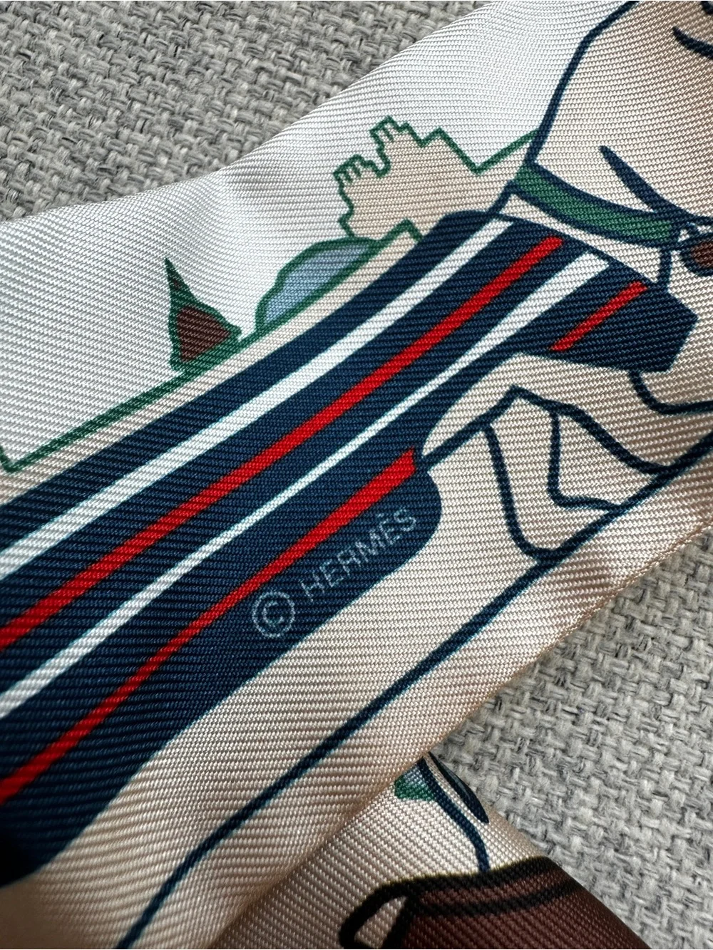 Hermes Les Chiens Parisiens Twilly
